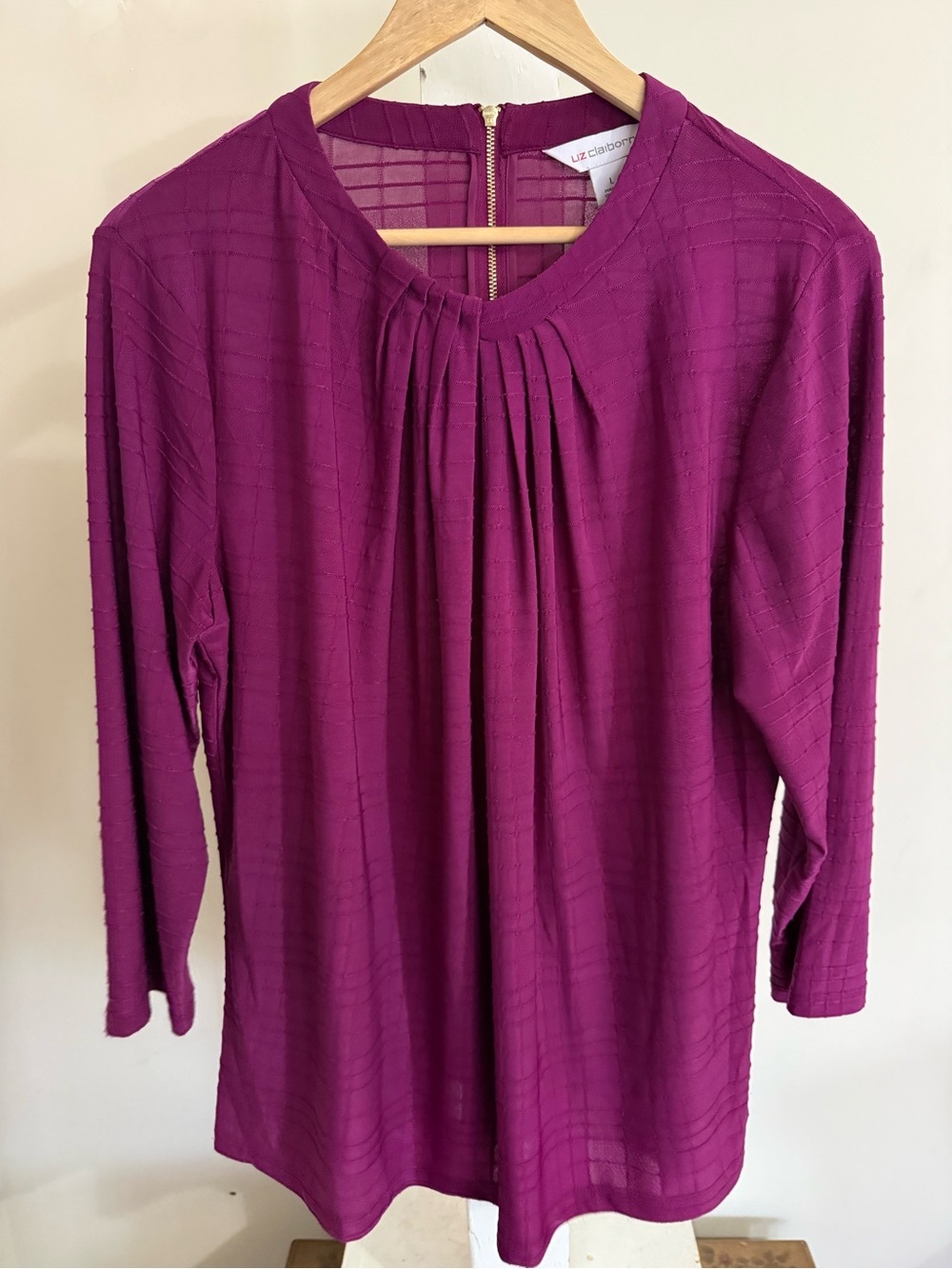 Liz Claiborne Pleated Blouse